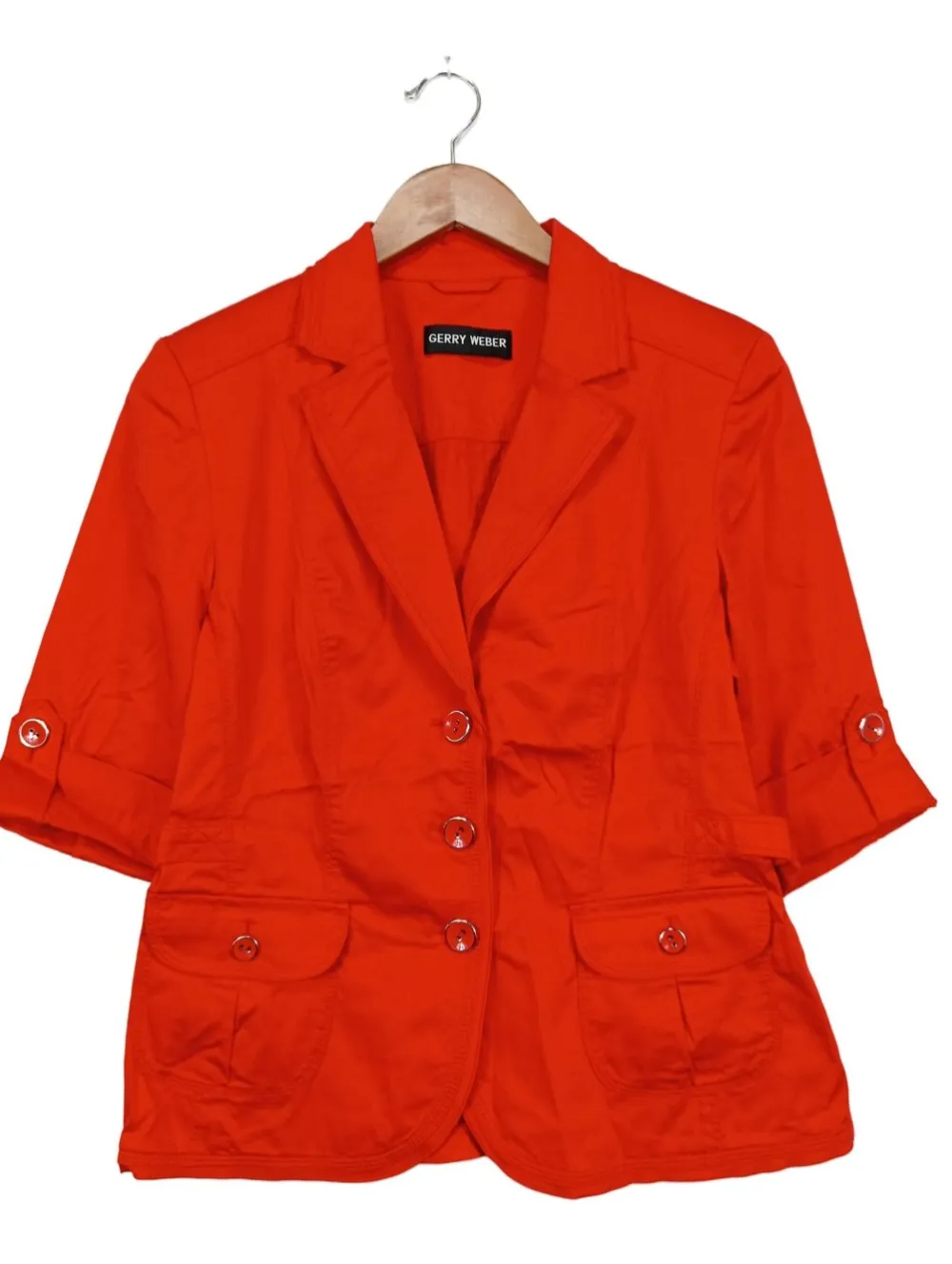 Blusen>Gerry Weber Wickel-Bluse Größe 40 rot