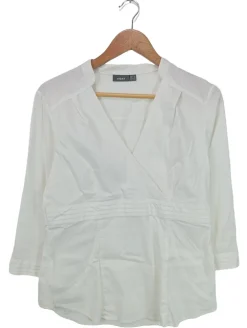 Blusen>Mexx Wickel-Bluse Größe 40 weiß