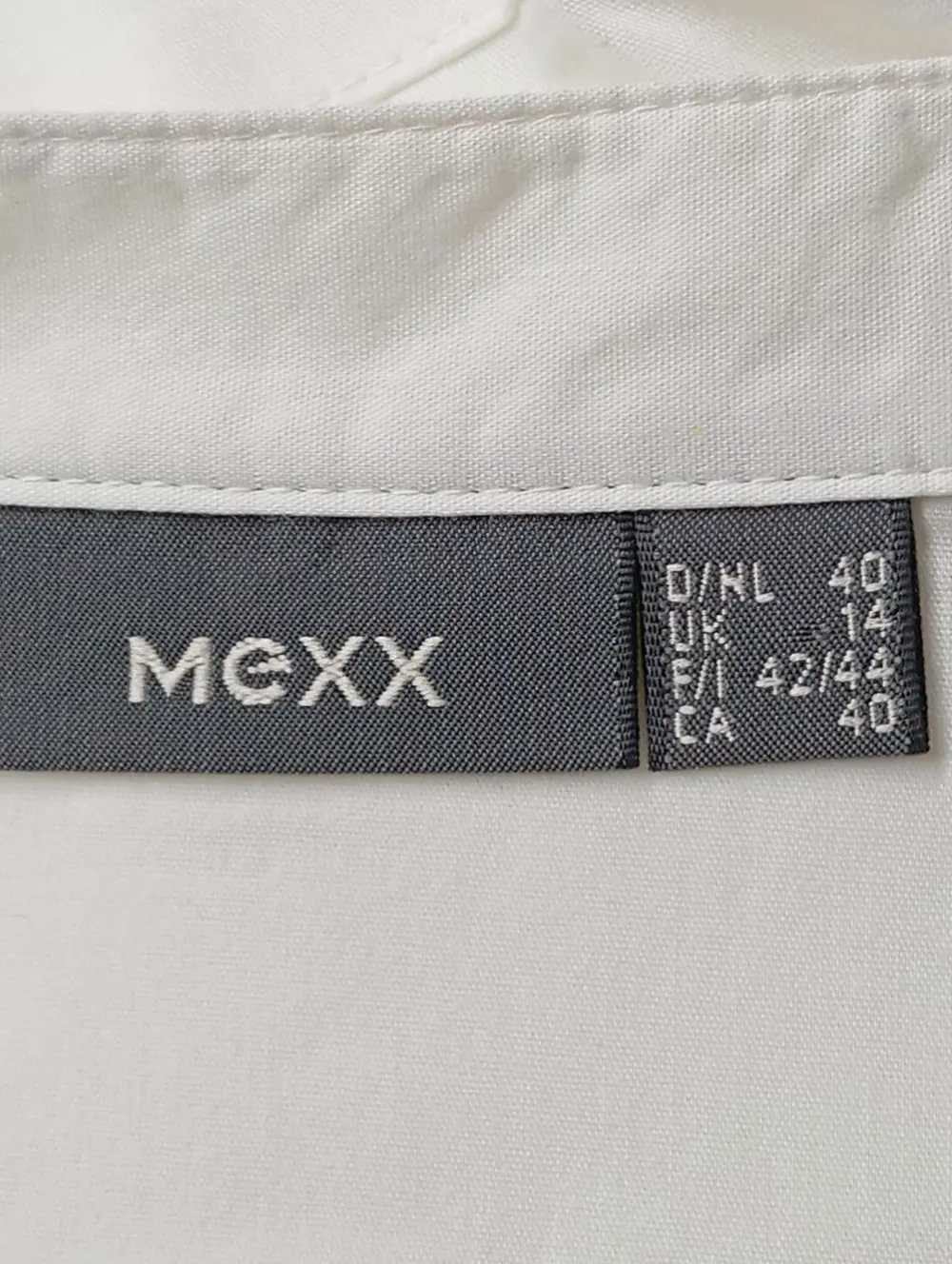 Blusen>Mexx Wickel-Bluse Größe 40 weiß