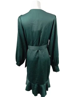 Kleider>Stylecheat Wickelkleid Größe 38 dunkelgrün
