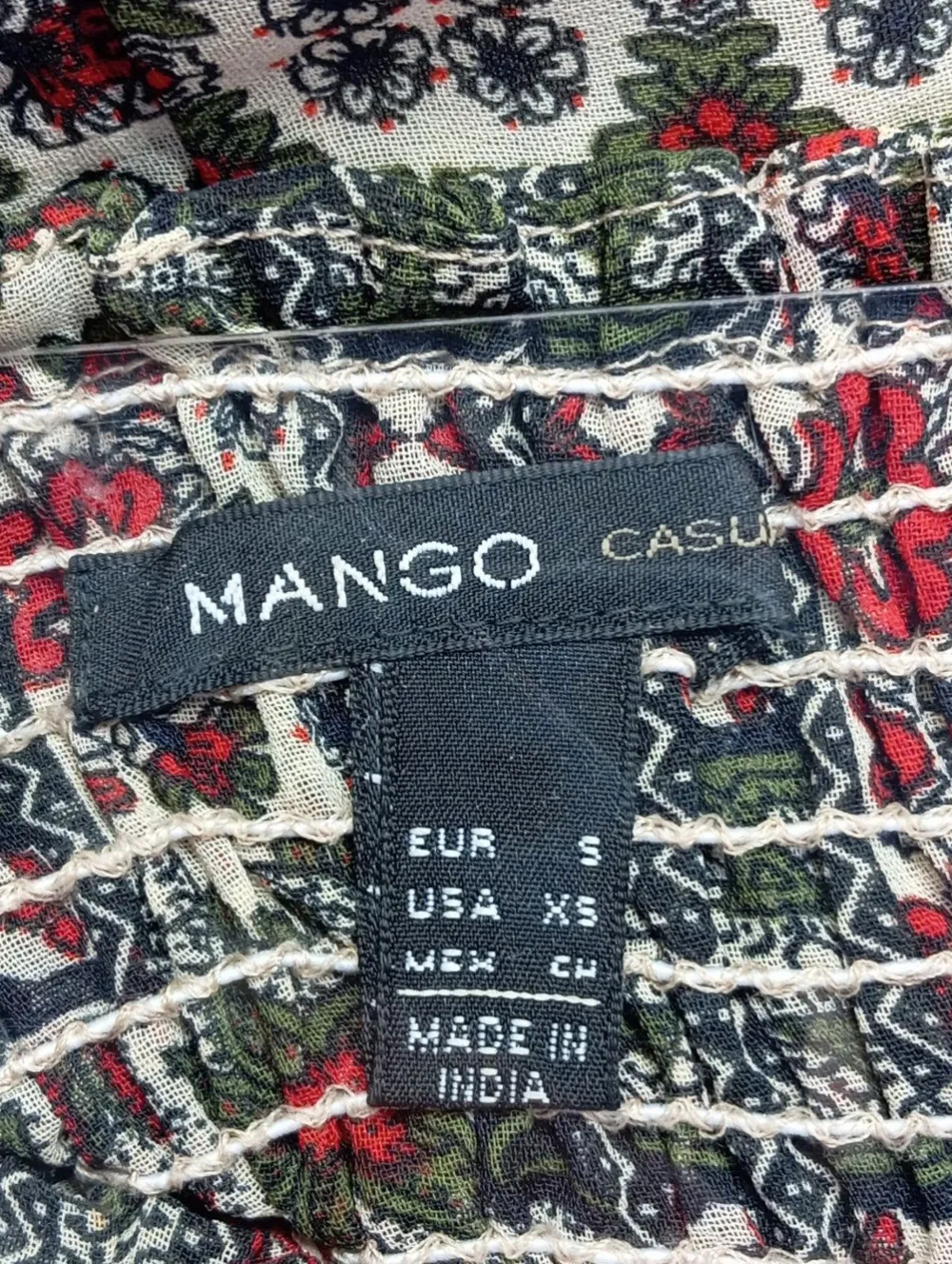 Kleider>Mango casual Wickelkleid Größe 36