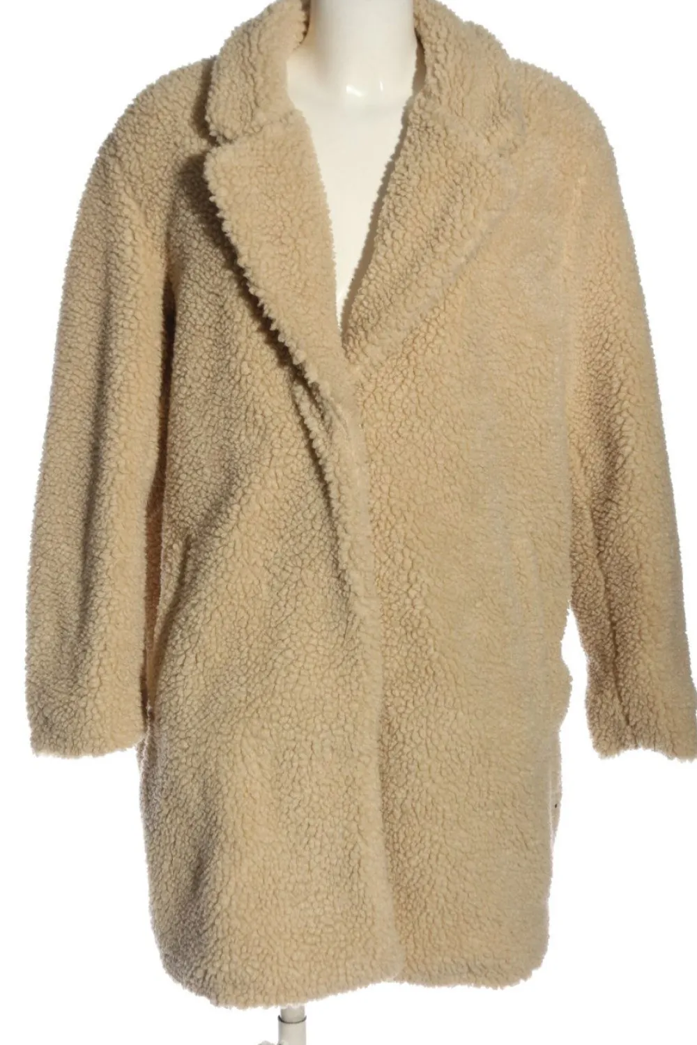 Mäntel>H&M Wintermantel Größe 36 creme