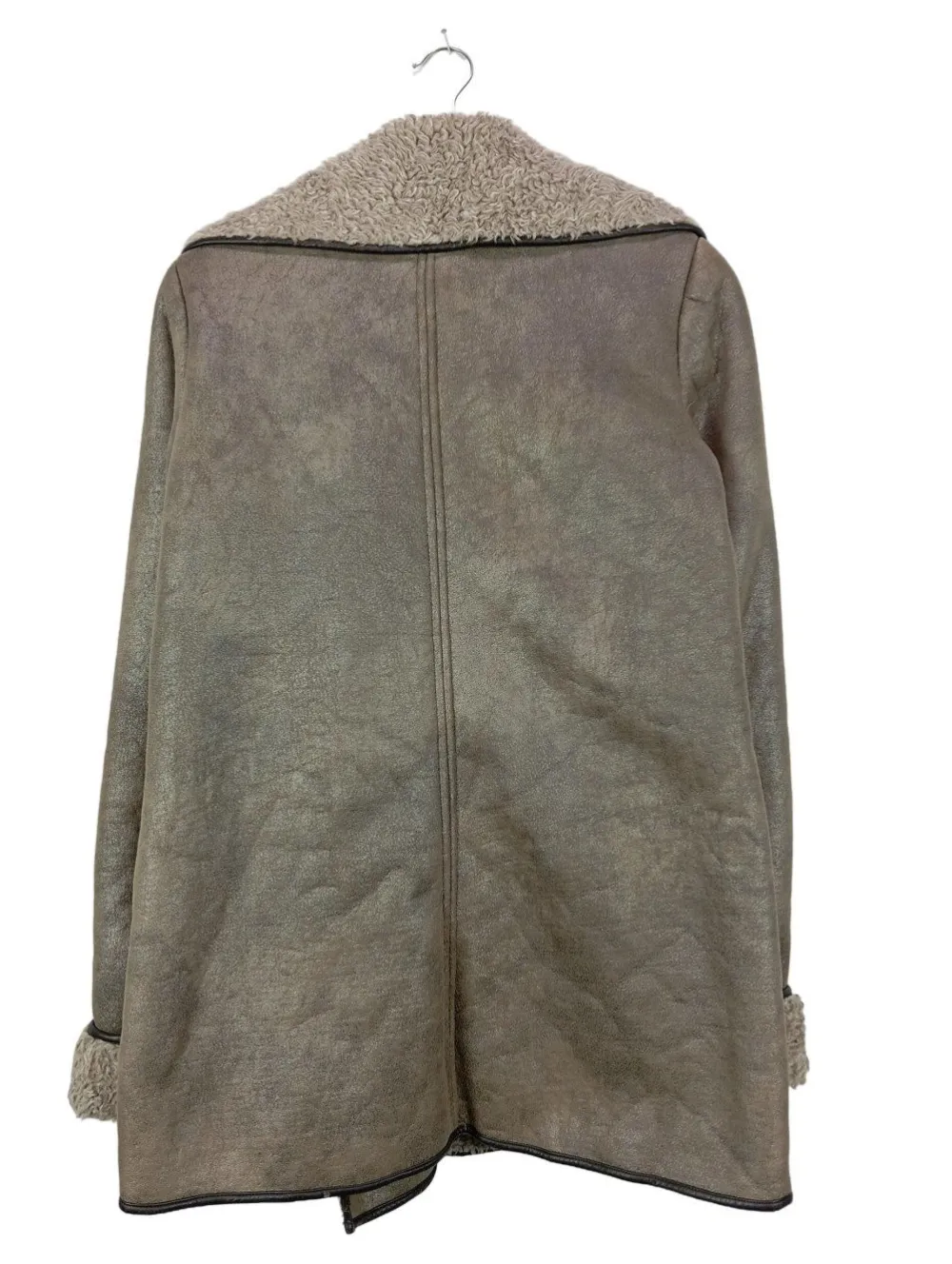 Mäntel>Topshop Wintermantel Größe 34 hellgrau