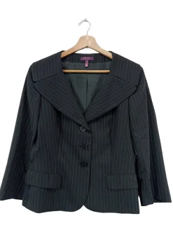Blazer>Escada Woll-Blazer Größe 38 schwarz