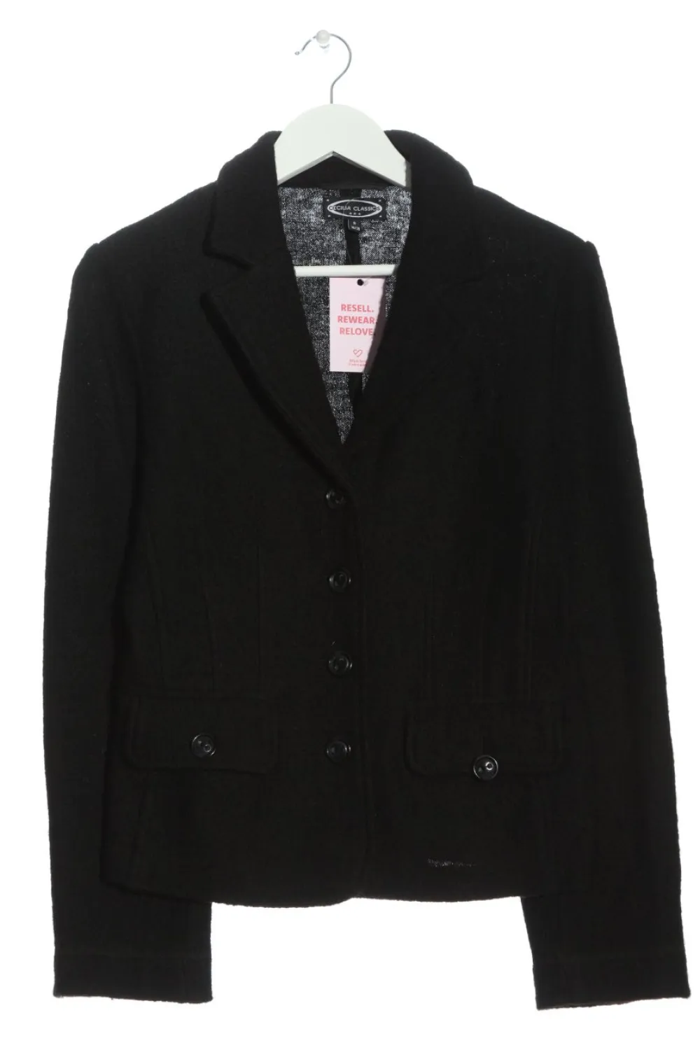 Blazer>Cecilia Classics Woll-Blazer Größe 36 schwarz