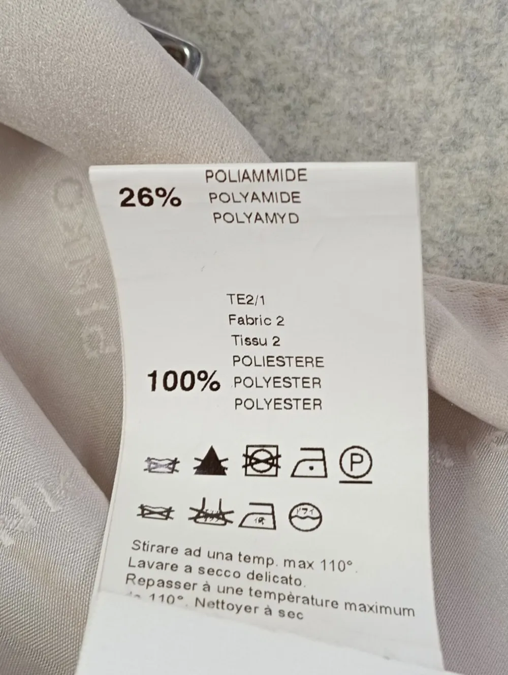 Mäntel>Pinko Wollmantel Größe 34 wollweiß