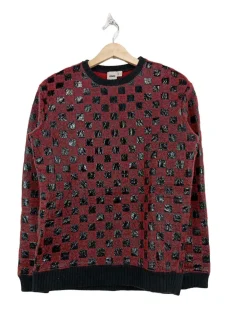 Pullover>Asos Wollpullover Größe 34 dunkelrotschwarz