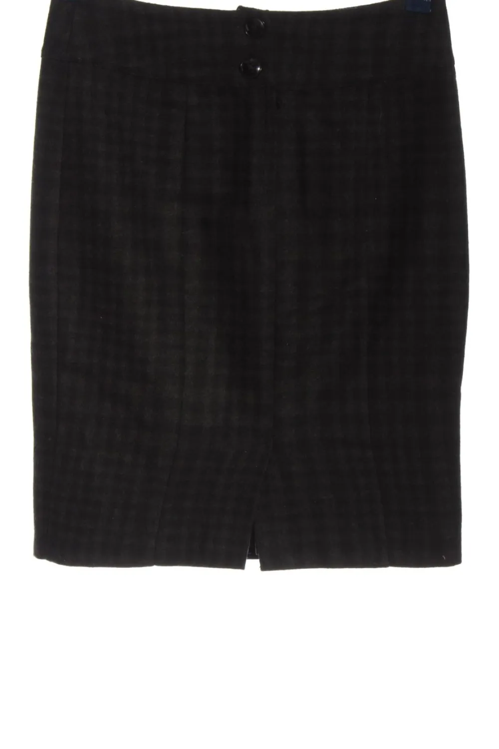 Röcke>H&M Wollrock Größe 34 schwarzbraun