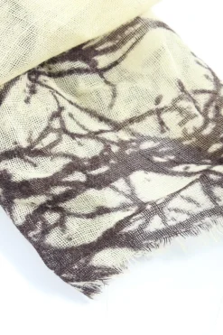 Schals>Salto Wollschal wollweißschwarz